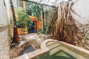 A secret spot in the center of Merida with pool.